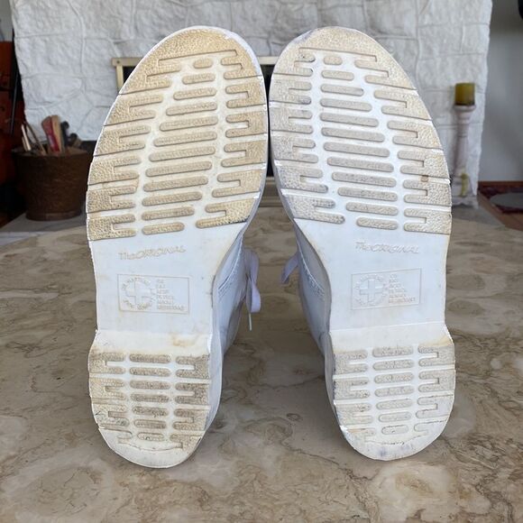 Dr. Martens 1460 Mono Boots White Unisex / M9 - W10 - Picture 10 of 15